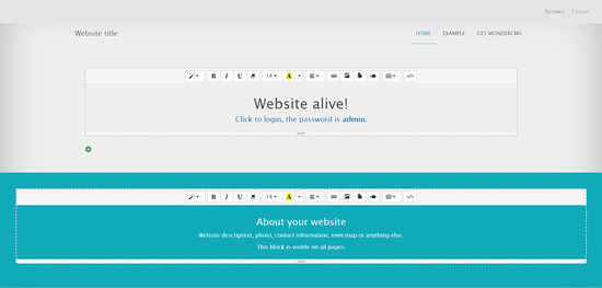 WonderCMS en Debian Linux