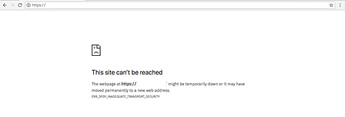 Error SSL SPDY en Ubuntu 18.04