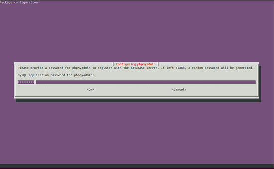 Establecer la contraseña de la aplicación MySQL