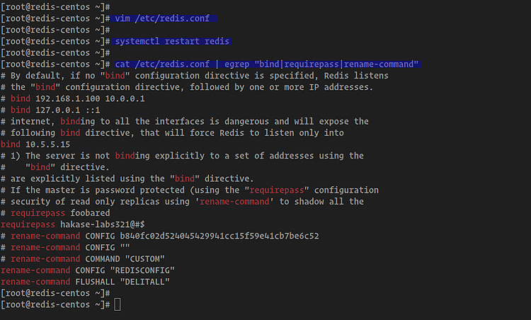 Configuración segura de Redis