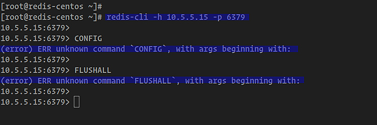 Uso de la CLI de Redis