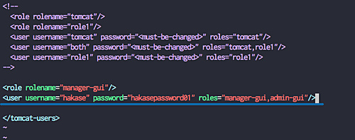 Configurar el usuario de Apache Tomcat