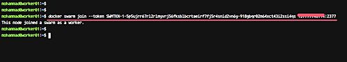 docker swarm join