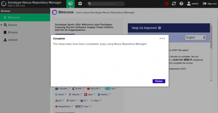 Configuración completa