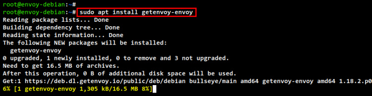instalación del proxy envoy