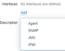 Interfaz del Agente Zabbix