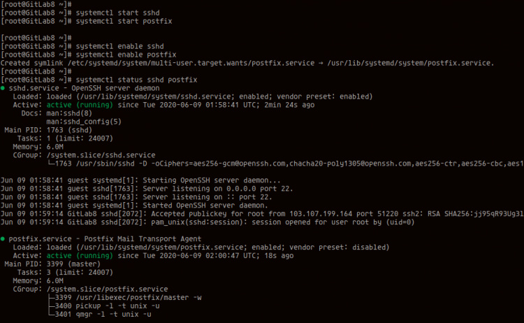 Instalar dependencias de paquetes para la instalación de GitLab