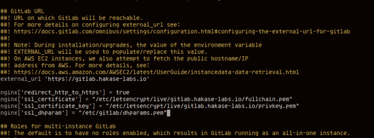 Configurar GitLab CE
