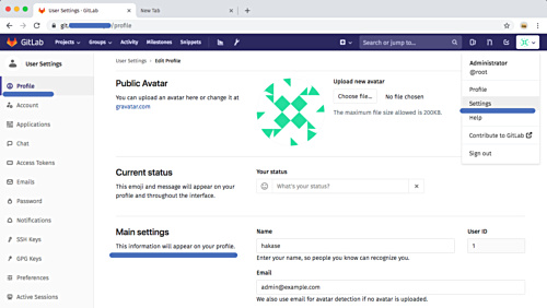 Cambiar la configuración del perfil de usuario