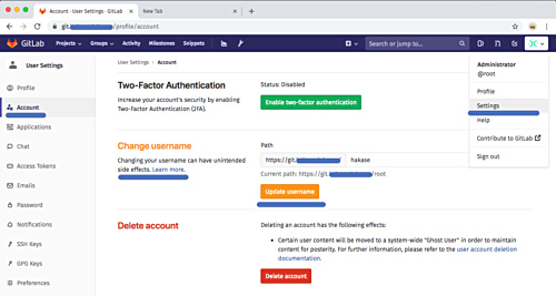 Cambiar el nombre de usuario