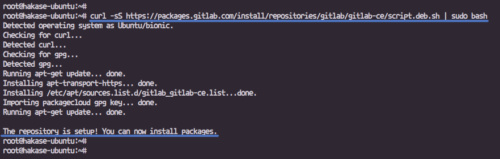 Descargar el script de instalación de gitlab