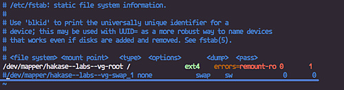 Desactivar el espacio de intercambio