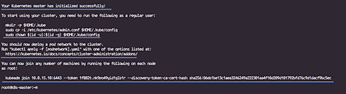 Inicializar el clúster de Kubernetes