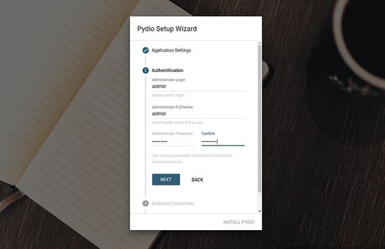 Establece el nombre de la aplicación