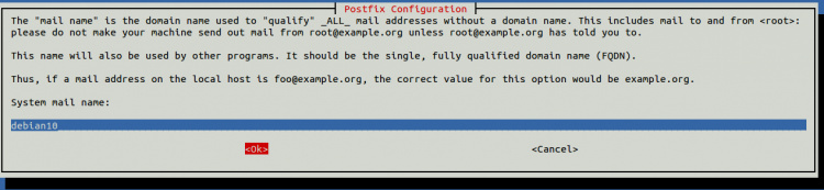 Configuración de Postfix