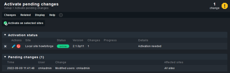 Checkmk Activar Reglas de Notificación