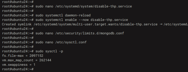 sistema de configuración