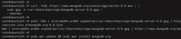 instalar mongodb