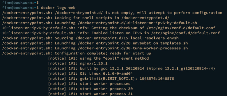 comprueba el registro de toantiner