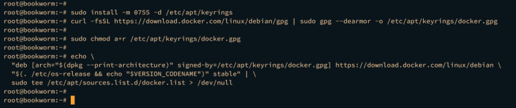 añadir clave gpg docker y repositorio