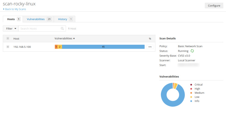 resultado del escaneo