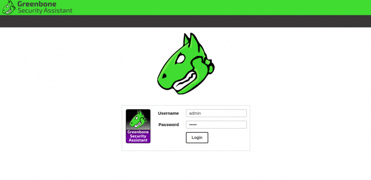 Inicio de sesión de GVM