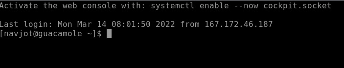 Terminal SSH Guacamole