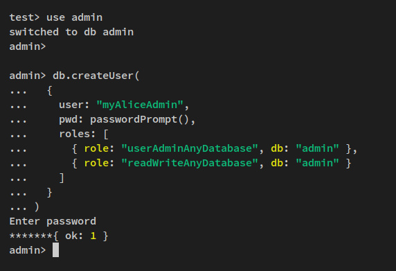 crear usuario administrador