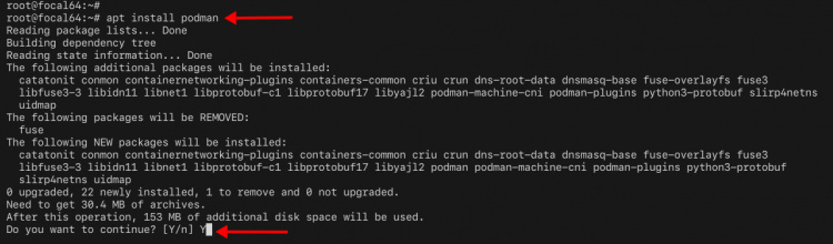 Instalar Podman en Ubuntu 20.04