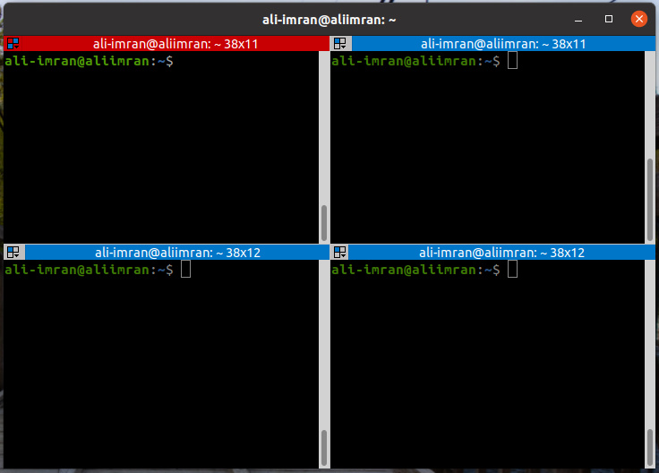 Horizonte y división vertical de Terminator