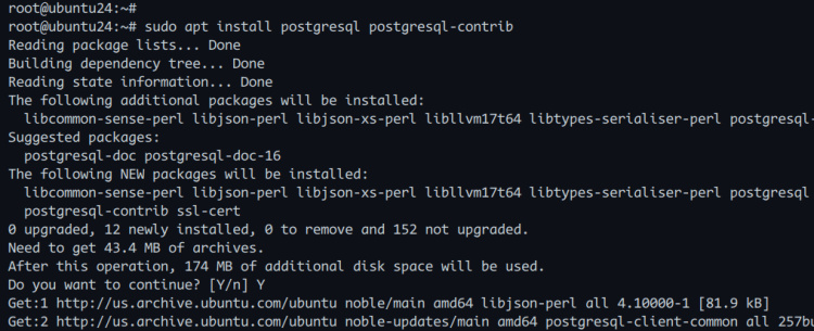 instalar postgresql