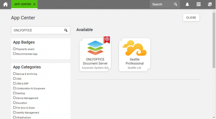 Servidor de documentos de ONLYOFFICE
