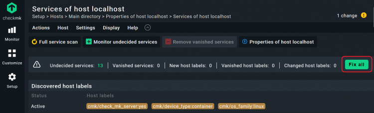 Descubrimiento automatizado de servicios en Checkmk