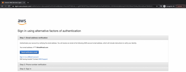Enviar correo de verificación