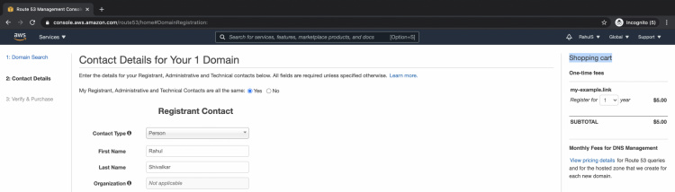 Añadir datos de contacto