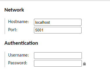 Parámetros VNC de Guacamole para el túnel SSH