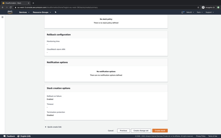 Políticas y notificaciones