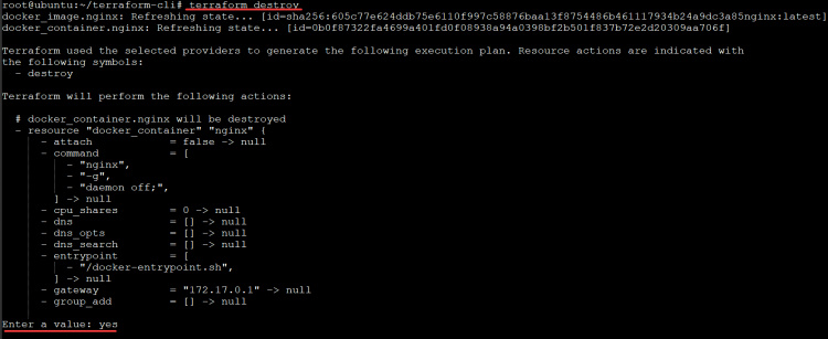 destruir la infraestructura