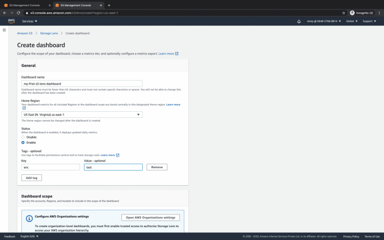 Crear el panel de la lente S3