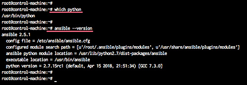 Configurar la máquina de control de Ansible