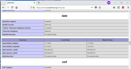 Configuración de la fecha en PHP