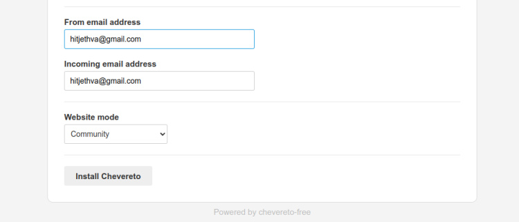 Detalles del correo electrónico