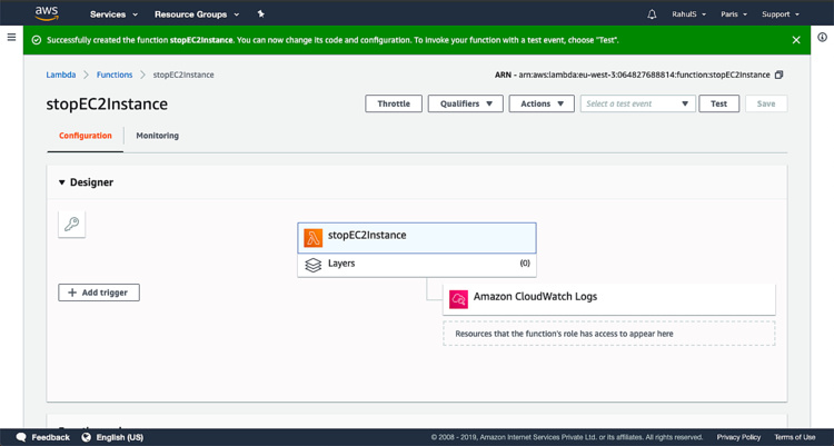 Función Lamda en AWS