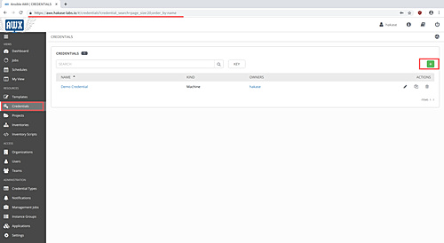 Configurar credenciales