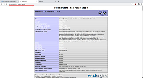 Prueba del servidor de destino