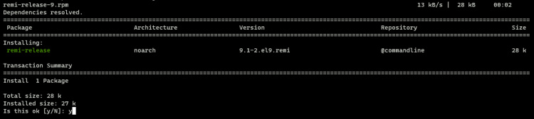 instalación del repositorio REMI
