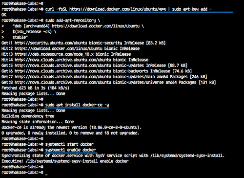 Instalación de Docker CE