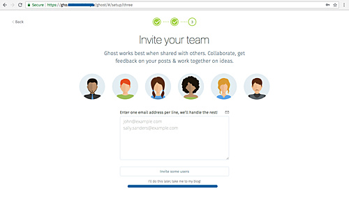 Invitar a los usuarios