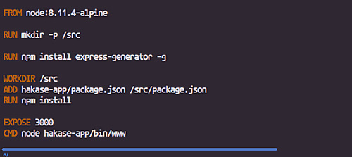 Utiliza npm para instalar la aplicación