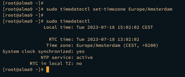 configurar zona horaria
